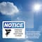 Signmission Tornado Shelter Keep Door Closed Sign With Symbol, 5 in W x Rectangle, Vinyl Decal OS-2PACK-NS-D-35-L-18698 - alternate 5